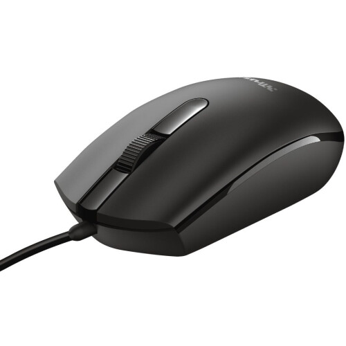 Trust Basi - Muis - Optisch 1200 DPI - Zwart Tweedehands