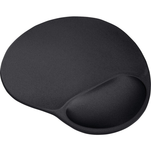 Trust Bigfoot - Gel muismat met polssteun - Ergonomisch - Zwart