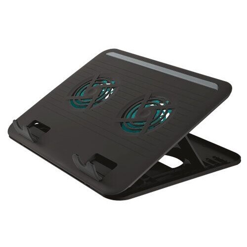 Trust Cyclone - Notebook Cooling Stand 16" - 2 stille ventilatoren - Zwart