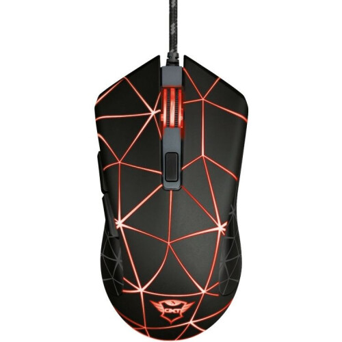 Trust GXT 133 Locx - Bedrade Gaming Muis - 800-4000 dpi - LED verlichting