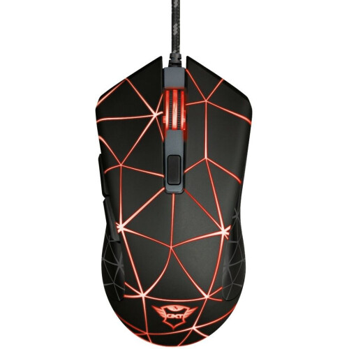 Trust GXT 133 Locx - Bedrade Gaming Muis - 800-4000 dpi - LED Verlichting