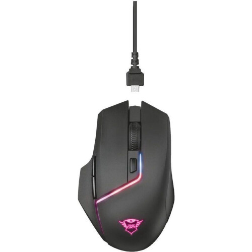 Trust GXT 161 Disan - Draadloze RGB Gaming Muis - 3000 DPI - Zwart