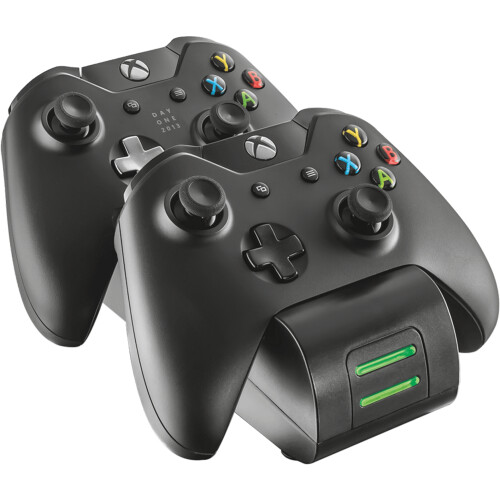 Trust GXT 247 - Dubbel oplaadstation - 2 controllers opladen - Zwart (2 stuks)