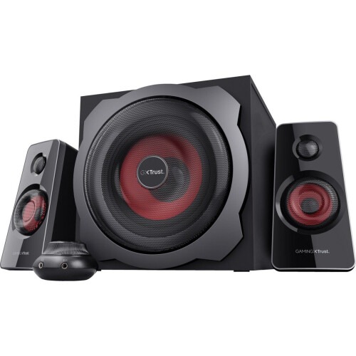 Trust GXT 38 Tytan - 2.1 Subwoofer Speakerset - 120W Piekvermogen - Zwart