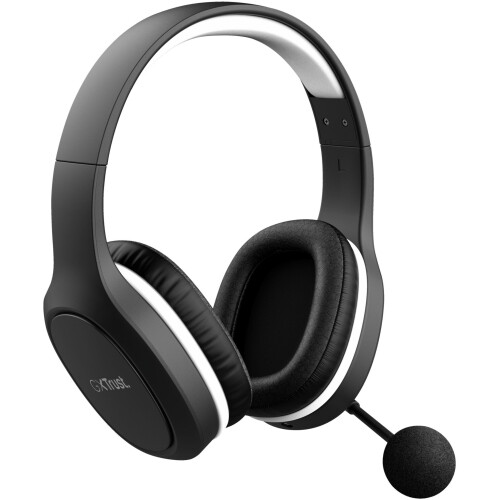Trust GXT 391 Thian - Draadloze Gaming Headset - 13 uur speeltijd - Wit Zwart Tweedehands
