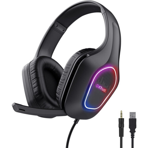 Trust GXT 416 Zirox - Gaming Headset - 50mm drivers met LED-verlichting Tweedehands