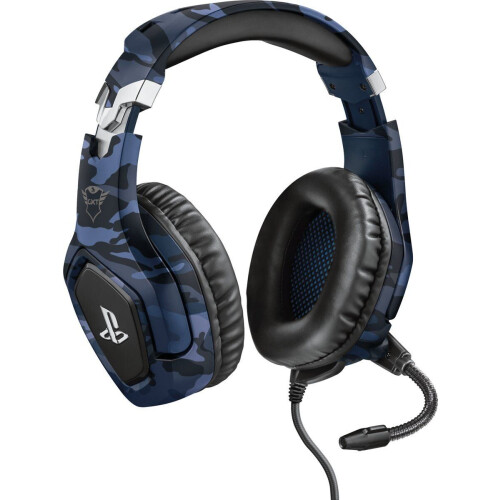 Trust GXT 488 Forze - Gaming Headset - 50mm luidsprekers - Blauw Zwart Tweedehands