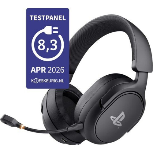 Trust GXT 499 Forta - Draadloze Gaming Headset - Officieel gelicentieerd voor PS5 - Batterijduur tot 55 uur - Zwart