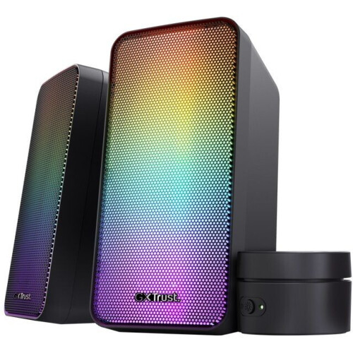 Trust GXT 611 Wezz - Speakerset - 12W piekvermogen - RGB verlichting Tweedehands