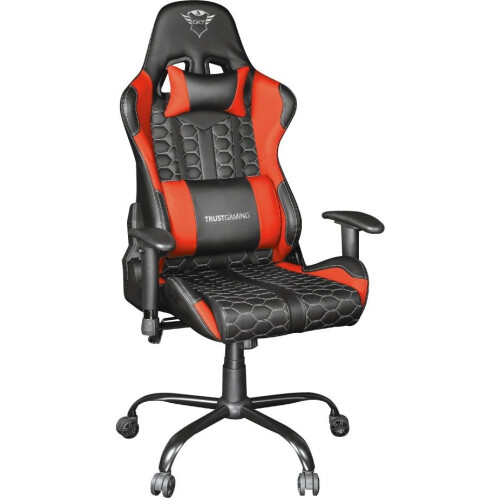 Trust GXT 708R Resto - Gaming chair - 360° draaibaar - Verstelbare lenden- en neksteun Tweedehands