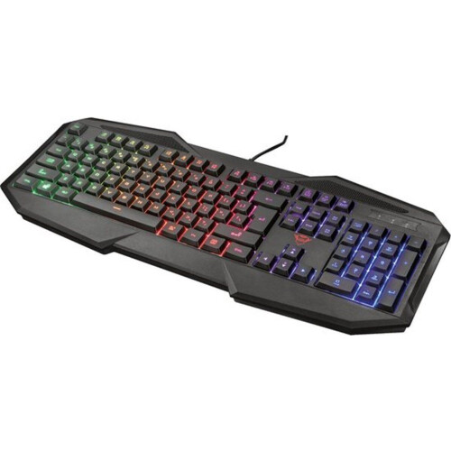 Trust GXT 830-RW Avonn - Gaming Toetsenbord - Rainbow Wave-verlichting - Azerty BE Tweedehands