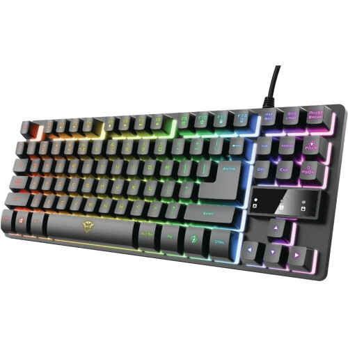 Trust GXT 833 Thado - TKL Gamingtoetsenbord - Meerkleurige LED-verlichting Tweedehands