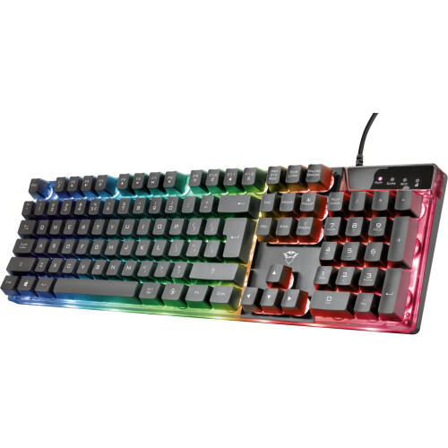 Trust GXT 835 Azor - Toetsenbord - Anti-ghosting - RGB verlichting (Qwerty US)