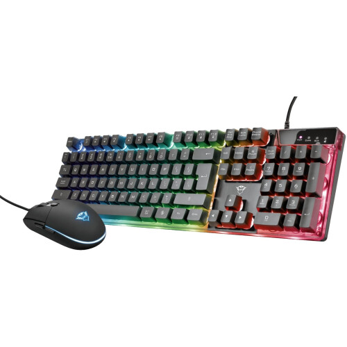 Trust GXT 838 Azor - Gamingtoetsenbord en muis - Verlicht - Qwerty US Tweedehands
