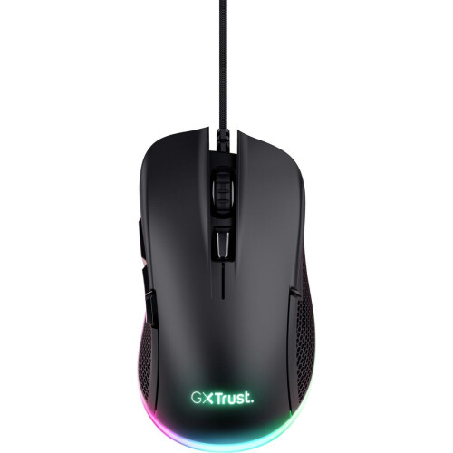 Trust GXT 922 Ybar - Gaming Muis - 7200 DPI - RGB Verlichting - Zwart Tweedehands