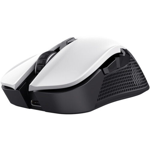 Trust GXT 923W YBAR - Draadloze Gaming Muis - RGB verlichting 7200 DPI - Wit Tweedehands