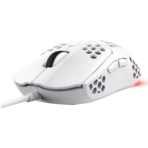 Trust GXT 928 HELOX - Gaming Muis - Ultra Lichtgewicht 65g - Wit Tweedehands
