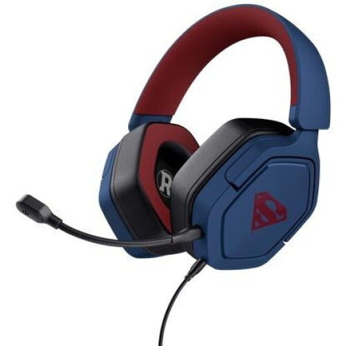 Trust GXT492SM Carus - Gaming Headset - 50mm drivers - Blauw Rood Tweedehands