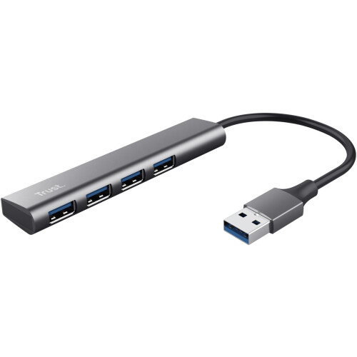 Trust Halyx - USB-hub - 4x USB 3.2 (5Gb/s) - Grijs