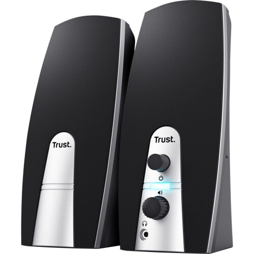 Trust Mila 2.0 - Speakerset - Volume regeling op luidspreker - Zwart