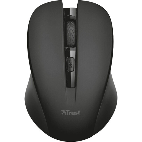 Trust Mydo - Draadloze muis - Stille knoppen - Matzwart Tweedehands