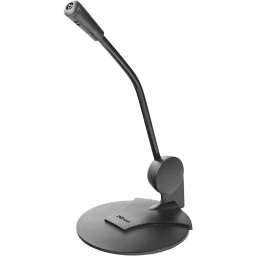 Trust Primo Desk Microfoon - Kantelbaar - 1.8 meter kabel - Grijs Zwart Tweedehands