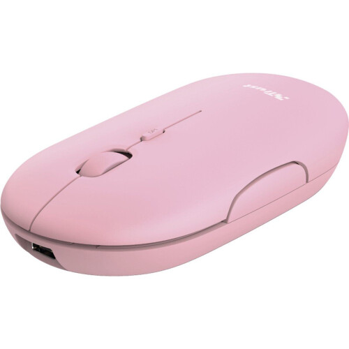 Trust Puck - Draadloze muis - Oplaadbaar - Roze