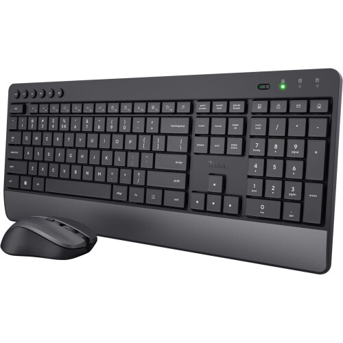 Trust Trezo - Draadloos Toetsenbord en Muis - Azerty BE indeling - Stil en milieuvriendelijk Tweedehands