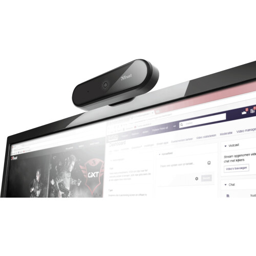 Trust Tyro - Full HD Webcam - 1080p 30fps - Zwart Tweedehands