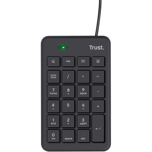 Trust Xalas - Numeriek Toetsenbord - USB 2.0 - Grijs