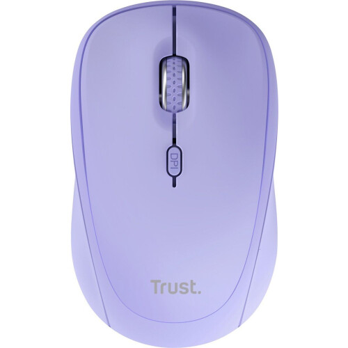 Trust Yvi+ Multi - Draadloze Muis - Bluetooth & USB ontvanger - Compact - Stil - Paars Tweedehands