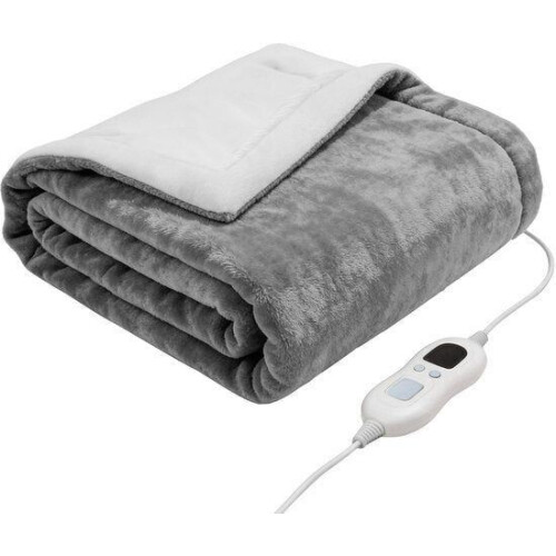 TTD® Verwarmde Deken - Elektrisch - 200 x 180 cm - 40–60 °C - Flanel