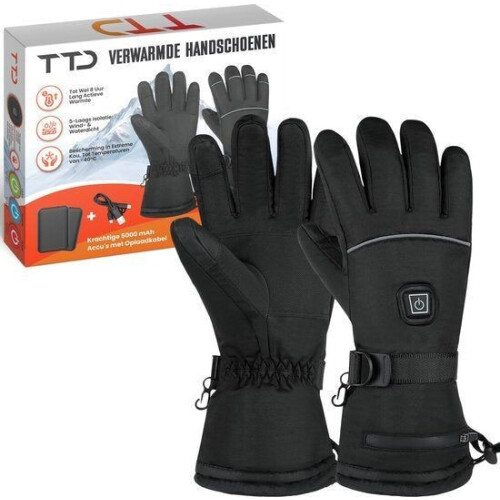 TTD® Verwarmde Handschoenen L - Oplaadbare Handschoenen - 3 Warmtestanden - Waterdicht Tweedehands