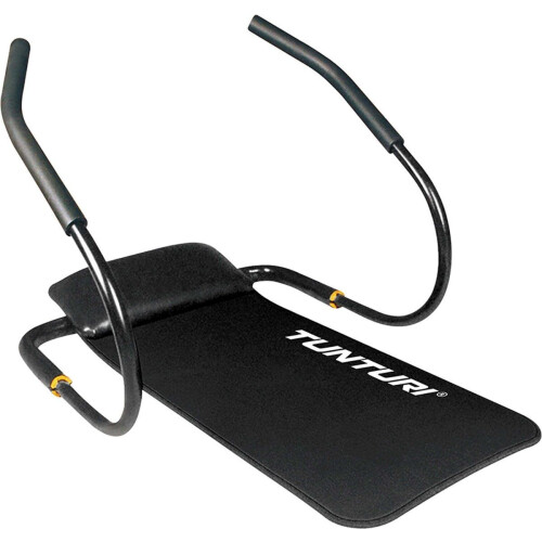 Tunturi Ab-Shaper Pro - Buikspiertrainer - Opvouwbaar met Mat - Zwart