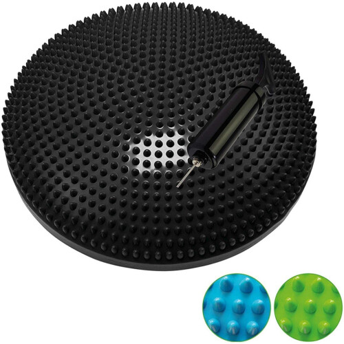 Tunturi Air Stepper Pad - Balanskussen - Verbeter balans en coördinatie - Blauw - 33 cm