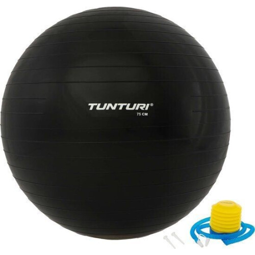 Tunturi Anti Burst Fitnessbal - Yoga bal 75 cm - 220 kg gebruikersgewicht - Zwart Tweedehands