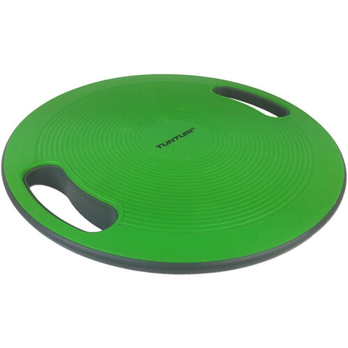 Tunturi Balans Bord - Balance board - Handgrepen - Groen/Zwart Tweedehands