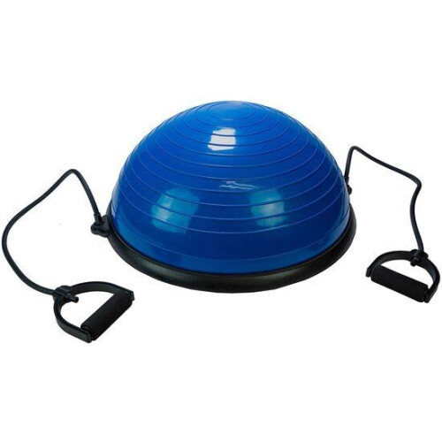 Tunturi Balanstrainer Bal - Met fitness elastieken - Blauw - incl. gratis fitness app Tweedehands
