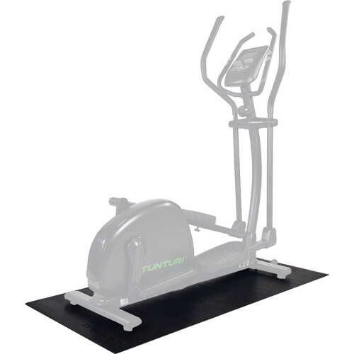 Tunturi Protection Mat - Crosstrainer Beschermmat - Geluidsdemping - 160 x 87 x 0,5 cm - Zwart
