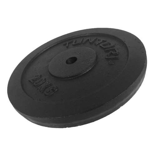 Tunturi BRSCL106 - Halterschijf - 20 kg - Ø 30 mm - Gietijzer - Inclusief gratis fitness app Tweedehands