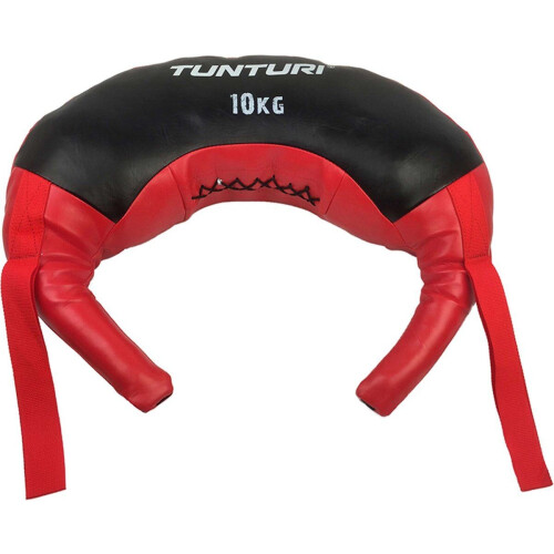 Tunturi Bulgarian Bag - Fitness sandbag 10kg - Inclusief gratis fitness app - Rood