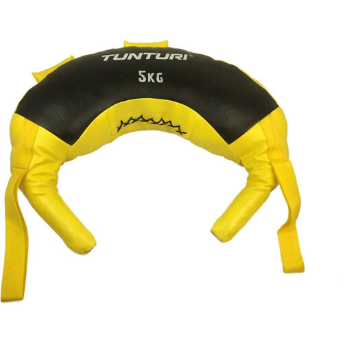 Tunturi Bulgarian Bag - Fitness Sandbag 5kg - Verbeter explosiviteit - Geel