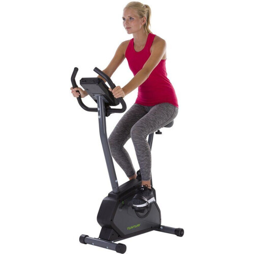 Tunturi Cardio Fit E30 Hometrainer - Fitnessfiets met ergometer - 12 trainingsprogramma's - Verstelb Tweedehands