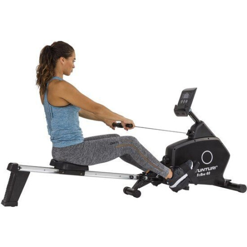 Tunturi FitRow 40 - Roeitrainer - 8 weerstandsniveaus - L: 184 cm x B: 50 cm x H: 81 cm Tweedehands