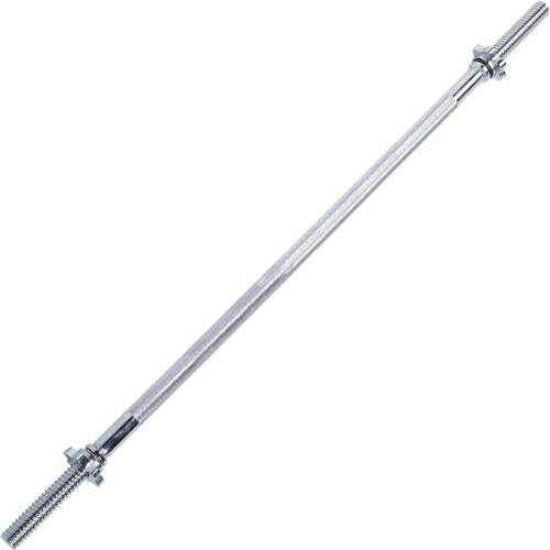 Tunturi Halterstang - Barbell 120 cm - Schroefsluiters - Chroom Tweedehands