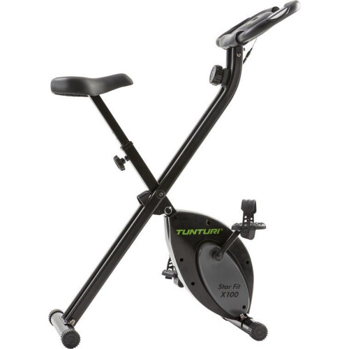 Tunturi Star Fit X100 - Hometrainer - Opvouwbaar - 8 weerstandsniveaus - Grijs Tweedehands