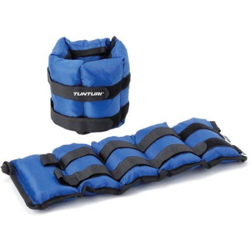 Tunturi Variabel Enkelgewichten en Polsgewichten - 2x 2,25 kg - Blauw (2 stuks)