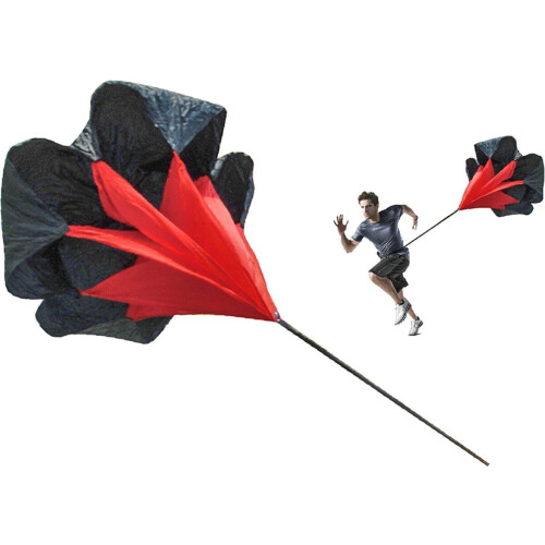 Tunturi Weerstand Parachute - Fitness Parachute - Zwart