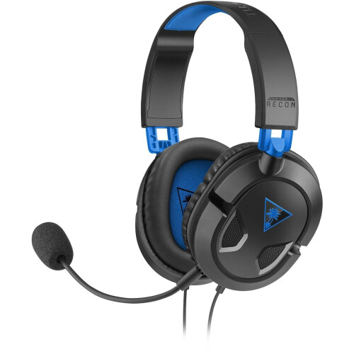 Turtle Beach Recon 50P - Gaming Headset - 40 mm-speakers - Blauw/Zwart