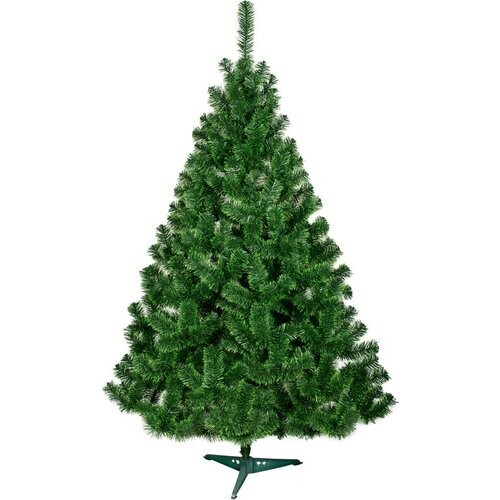 Tweedekans 180cm Kerstboom Kunstkerstboom Kerstboom met Opvouwbare Metalen Standaard PVC Kunstboom Decoratieve Boom met 1355 Tips Groen Tweedehands
